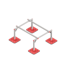 Опорная конструкция для установки оборудования TECHNORAPTOR FOOT 1000х1200  KM-TR-F-SSEI-1000-1200  КМ - профиль