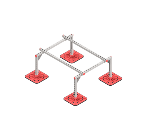 Опорная конструкция для установки оборудования TECHNORAPTOR FOOT 1000х1200  KM-TR-F-SSEI-1000-1200  КМ - профиль
