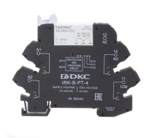 Реле интерфейсное, 1CO, ком. ток 6А, AgSnO2, напряжение 110V AC/DC, push-in клеммы.  IRK-110UC-1CO-PT  DKC