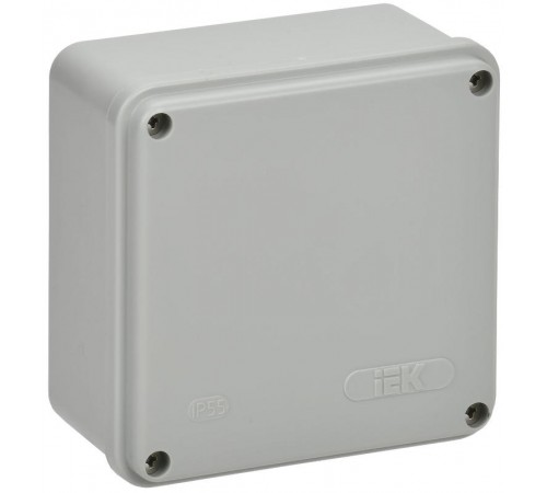 Коробка расп. КМ41259 о/п 100х100х50мм IP44 серая IEK  UKO11-100-100-050-K41-44S  IEK