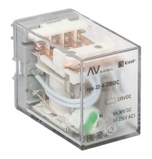 Реле промежуточное RPA 22/4 5A 220В DCrpa-22-4-220DC EKF