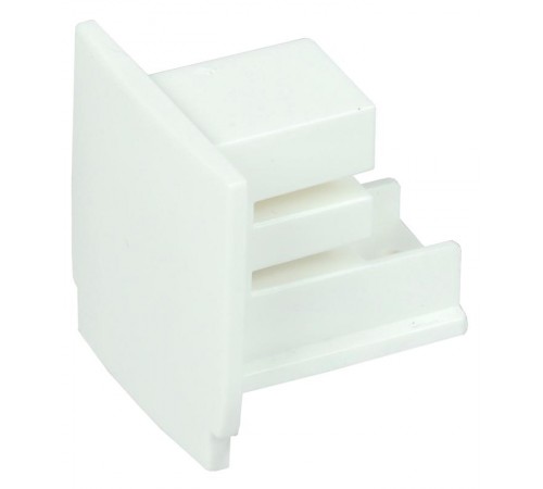 Заглушка для трехфазного шинопровода осветительного белая  LPK0D-ZGL-3-K01  IEK