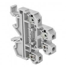 Колодка клеммная двойная JXB-4/35 серая EKF PROxima  plc-jxb-2-4/35gy  EKF