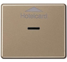 Накладка карточного выключателя; золотая бронза  SL590CARDGB  Jung