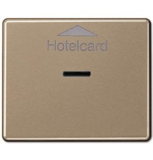 Накладка карточного выключателя; золотая бронза  SL590CARDGB  Jung