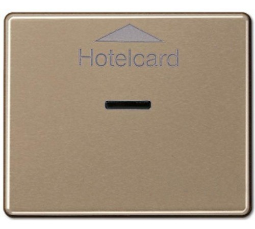 Накладка карточного выключателя; золотая бронза  SL590CARDGB  Jung