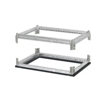 Рамы крыши и дна для шкафов CQE N оцинкованные черные RAL9005 ШхГ 400x800 мм  R5NGTB48B  DKC