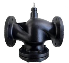 Клапан регулирующий 2-ход фланц PN16 DN100 124м/ч -20...+130°С  VGF100  SE