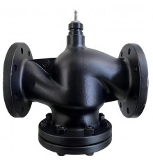 Клапан регулирующий 2-ход фланц PN16 DN100 124м/ч -20...+130°С  VGF100  SE