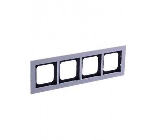 Рамка 4-постовая, Axcent, металл, титан  2CKA001754A4701  ABB