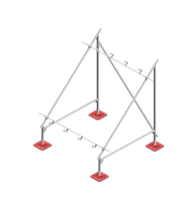 Опорная конструкция для установки солнечной панели/коллектора TECHNORAPTOR FOOT  KM-TR-F-SSfSPI-C  КМ - профиль