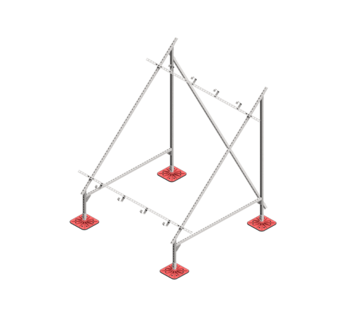 Опорная конструкция для установки солнечной панели/коллектора TECHNORAPTOR FOOT HD  KM-TR-F-SSfSPI-C HD  КМ - профиль