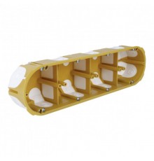 Коробка универсальная установочная приборная четырехместная KPL 64-50 / 4LD (NA) 68х280х50мм герметичная  KPL 64-50/4LD_NA  Kopos