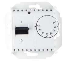 Simon 15 Белый Регулятор для тёплого пола, с зондом, 16А, 230В, 3600Вт, 5-40град, IP20  1591775-030  Simon