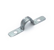 Скоба металлическая двухлапковая усиленная противопожарная СМДУ d16-17 мм отв. d 6,5 мм (100 шт/уп) Промрукав  PR13.02436  Промрукав