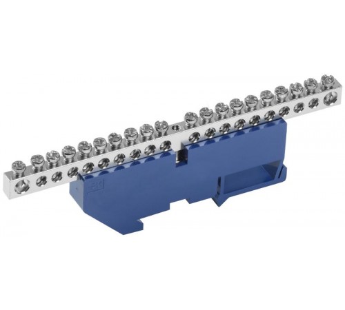 Шина N "ноль" на DIN-изоляторе Ni ШНИ-6х9-20-Д-С  YNN10-20-D-K07-N  IEK