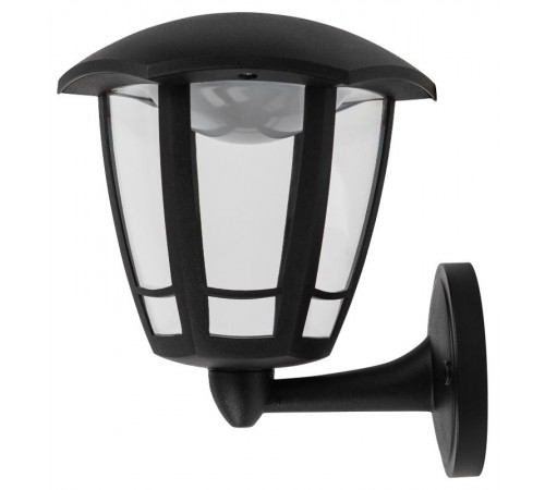 Садово-парковый светильник ДБУ 07-8-005 У1 Дели 1 настенный черный  Б0057511  ЭРА