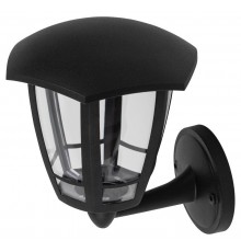 Садово-парковый светильник ДБУ 07-8-005 У1 Дели 1 настенный черный  Б0057511  ЭРА
