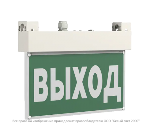 Световой указатель аварийного освещения BS-VIALANT-53-S1-INEXI3  a22311  Белый свет
