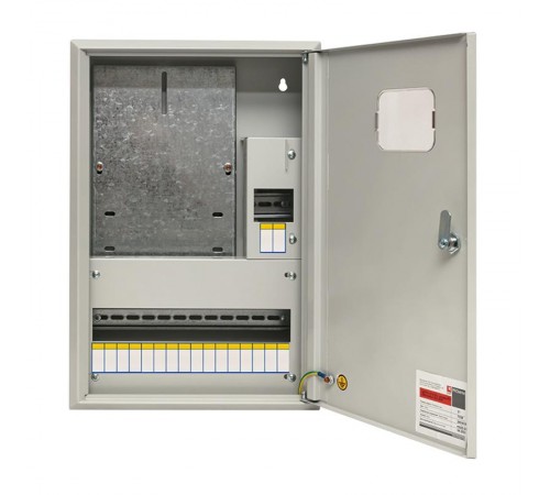 Щит учетно-распределительный навесной ЩРУН 3/18 Э с окном (ВхШхГ) 500х340х120мм IP31 PROxima  mb23-3/18e  EKF