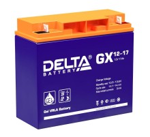Аккумуляторная батарея Solar серии GX 12-17 12В/17Ач  GX 12-17  DELTA