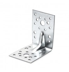 Уголок крепежный усиленный 105х105х90х2, оцинкованный - накл.  124408  Tech-KREP