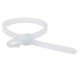 Хомут P6.6 с монтажным основанием под отверстие 4,5мм, белый 3,6x150  252155SR-M  DKC
