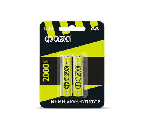 Батарея аккумуляторная AA 2000мАч Ni-MH BL-2  5002975  ФАZА
