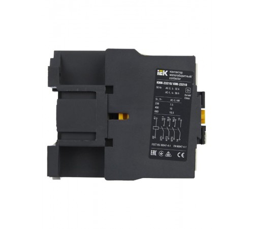 Контактор КМИ-23210 32А 230В/АС3 1НО   KKM21-032-230-10  IEK
