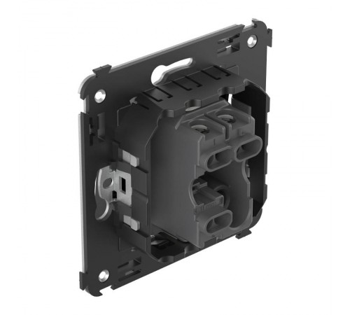 Переключатель одноклавишный в стену, "Avanti", "Черный квадрат"  4402113  DKC