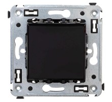 Переключатель одноклавишный в стену, "Avanti", "Черный квадрат"  4402113  DKC