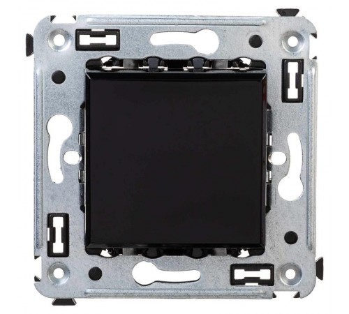 Переключатель одноклавишный в стену, "Avanti", "Черный квадрат"  4402113  DKC