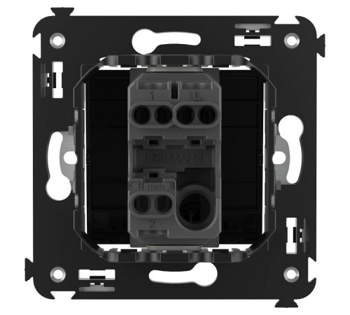 Переключатель одноклавишный в стену, "Avanti", "Черный квадрат"  4402113  DKC