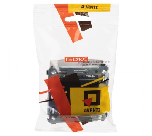 Переключатель одноклавишный в стену, "Avanti", "Черный квадрат"  4402113  DKC