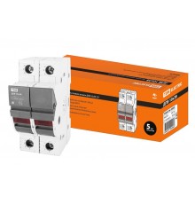 Держатель плавких вставок ДПВ 10х38 2П   SQ0216-0002  TDM