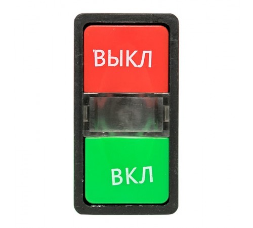 Кнопка AS-22N "Пуск-Стоп" прямоугольная 24В NO+NC EKF PROxima  pbn-as-rec-24  EKF