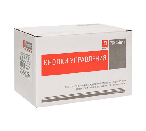 Кнопка AS-22N "Пуск-Стоп" прямоугольная 24В NO+NC EKF PROxima  pbn-as-rec-24  EKF