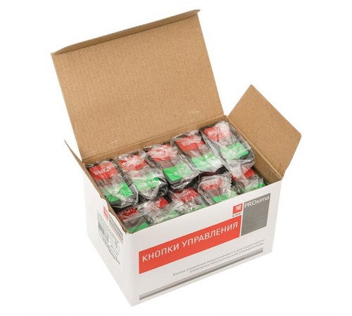 Кнопка AS-22N "Пуск-Стоп" прямоугольная 24В NO+NC EKF PROxima  pbn-as-rec-24  EKF