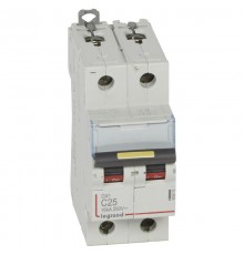 Выключатель автоматический двухполюсный DX3 DC 10000 25А C 16кА  409570  Legrand