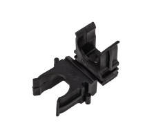 Крепеж-клипса для трубы  16 мм черная (10 шт./уп.)  28-0116-5  Rexant