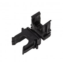 Крепеж-клипса для трубы  16 мм черная (10 шт./уп.)  28-0116-5  Rexant