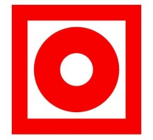 Знак F 10 "Кнопка включения установок (систем) пожарной автоматики" 200х200 мм  an-f-10  EKF