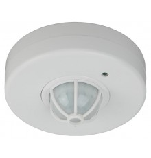 Датчик движения MD 016 белый, макс. нагрузка 1200Вт, угол обзора 360гр, дальность 6м (50/750)  Б0043793  ЭРА