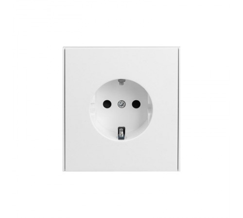 Розетка STRONG 1-ая с/з с/у, со шторками 16А жемчуг  KR-78-0701-4  Kranz