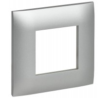 SKANDY Рамка 1-мест. SK-F01S сереб.  SK-M12-K23  IEK