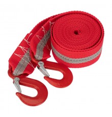 Трос буксировочный со светоотражающей лентой, 5 т, 4 м, с двумя крюками, в чехле  80-0228  Rexant