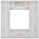 SKANDY Рамка 1-мест. SK-F01S сереб.  SK-M12-K23  IEK