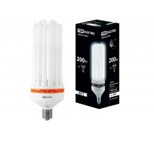 Лампа энергосберегающая КЛЛ 200Вт Е40 865 U образная 8U 125х363мм  SQ0323-0084  TDM