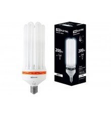 Лампа энергосберегающая КЛЛ 200Вт Е40 865 U образная 8U 125х363мм  SQ0323-0084  TDM