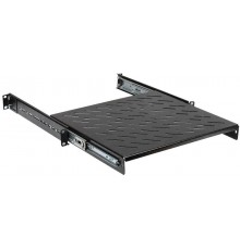 ITK Полка выдвижная L=400мм черная  SS05-400PI-R  ITK